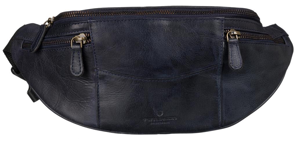 Leather belt pouch PTN 2507-HP NAVY