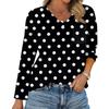 Women's Raglan Long Sleeve V-Neck T-Shirt Splicing Solid Color Casual Top Pullover V-Neck Pocket Bottoming Shirt