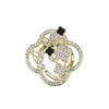 Korean Style Cute Lucky Clover Brooch for Women's Scarves and Clothes
