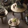 Desktop Decorative Storage Stool Balcony Flower Rack Wooden Flower Pot Stand Garden Ornaments
