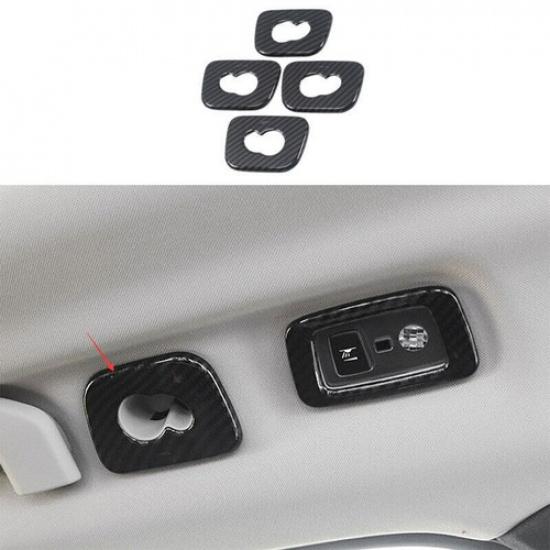 Fit For Volvo XC90 2016-  ABS Carbon Fiber Roof Sunroof Hook Cover Trim