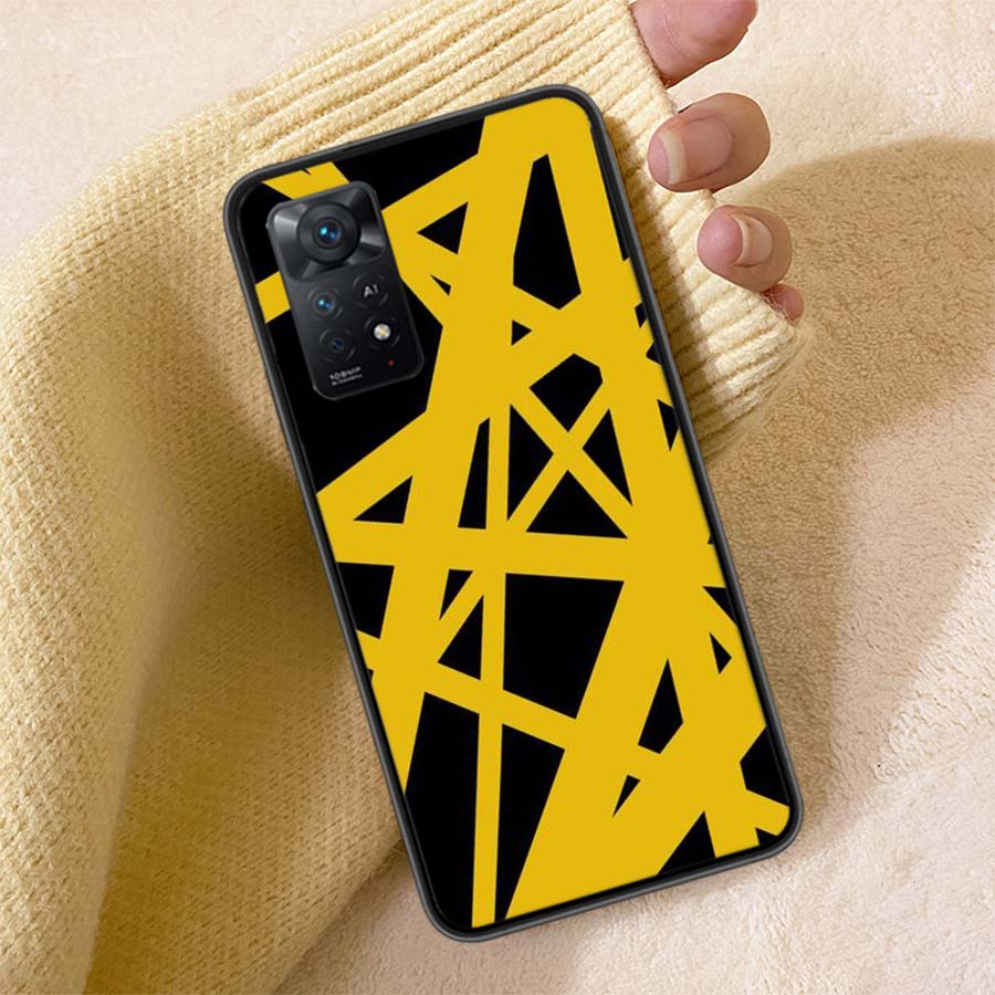 Eddie Van Halen Graphic Guitar Phone Case For Redmi 13C 14C Note 14 13 Pro Plus 5G Clear Capa 12 12C 10A 10C 10 9A 9C 9T 9 8 Pro