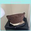 No Brand Velvet Leopard Print Large Capacity Crossbody Bag For Casual Daily Use