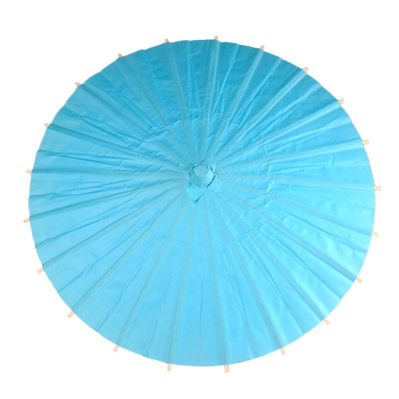 1Pc Parasol Folding Paper Umbrella DIY Home Decoration Chinese Art Dance Party Props Bamboo