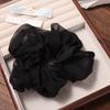 French Style Chiffon Scrunchies Solid Color Sweet Women Hair Scrunchies Elegant Temperament Oversized Hair Ropes