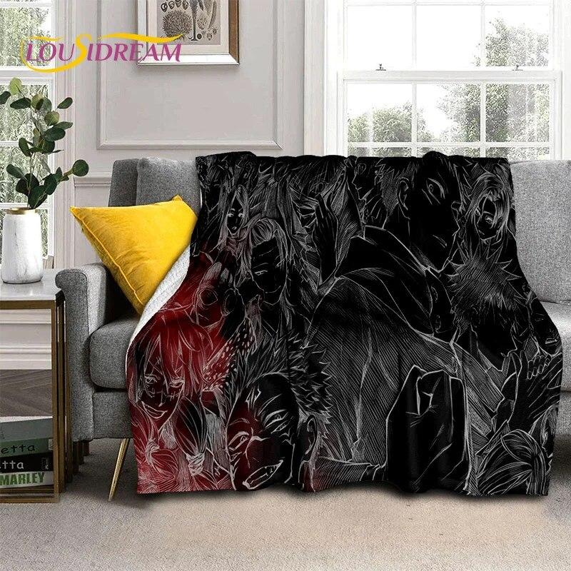 Anime Jujutsu Kaisen Itadori Yuji 3D Blanket,Soft Throw Blanket for Home Bedroom Bed Sofa Picnic Travel Office Cover Blanket Kid