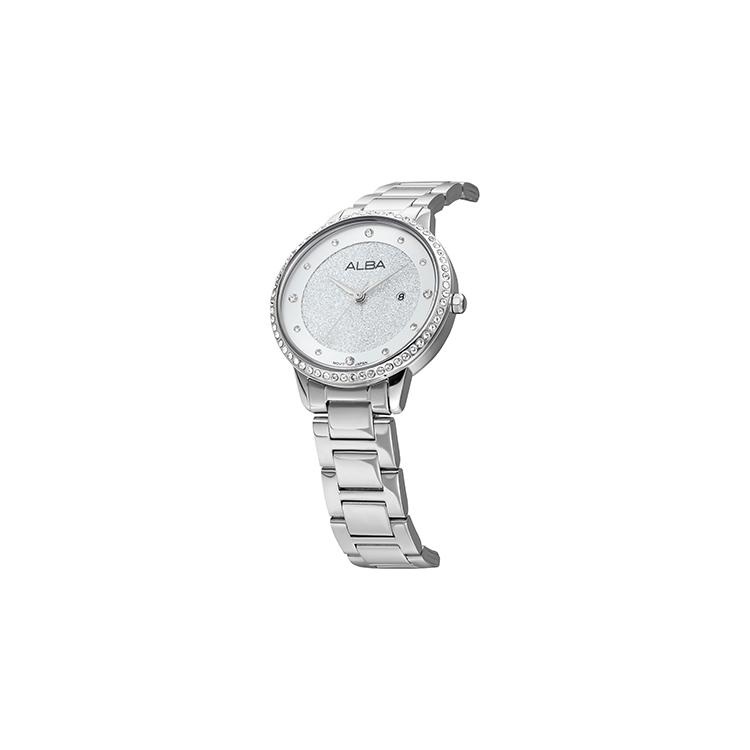 SEIKO ALBA Quartz Movement Stainless Steel Strap Watch Women's Watch Silver Dial AH7W31X1