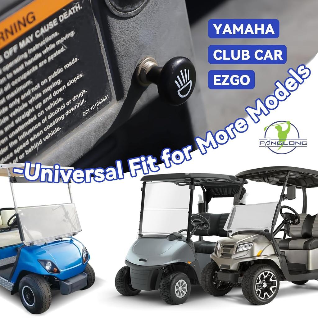 Panglong Universal Golf Cart Light Switch, Push Pull Headlight Switch Button-12Volt Replace for Golf Cart Club Car, Yamaha, EZGO Models, OEM #4034