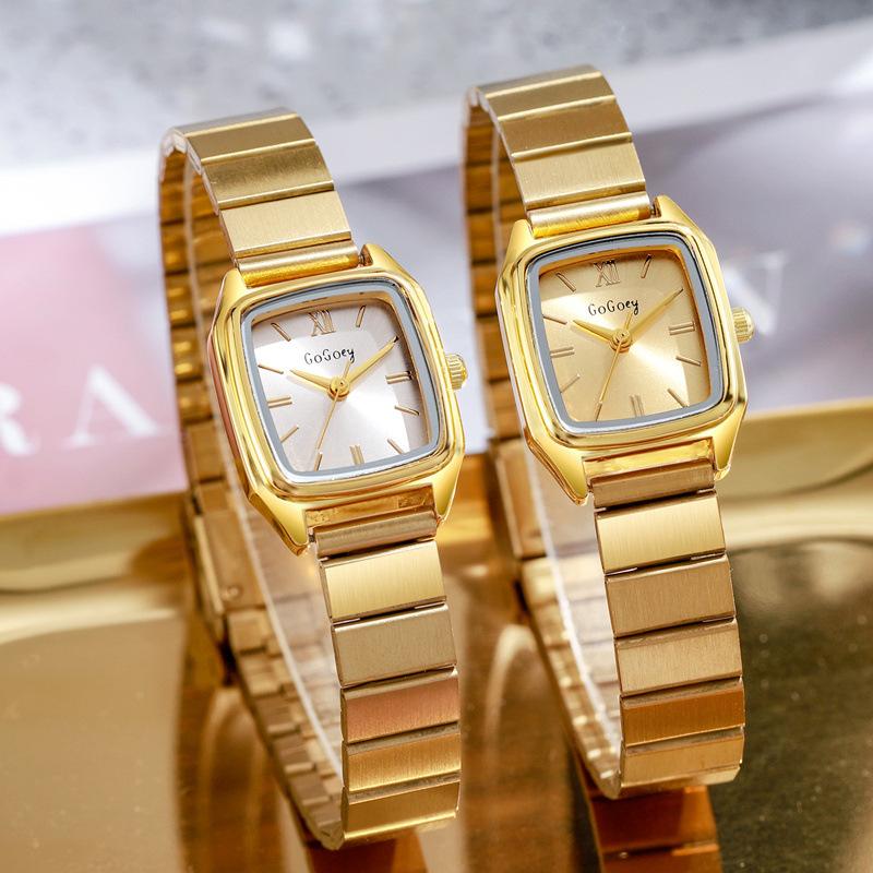 Ceasuri de Dama Marca de Lux Ceas Auriu pentru Femei Quartz Fashion Simplu Retro Ceas Cadou Relogio Feminino