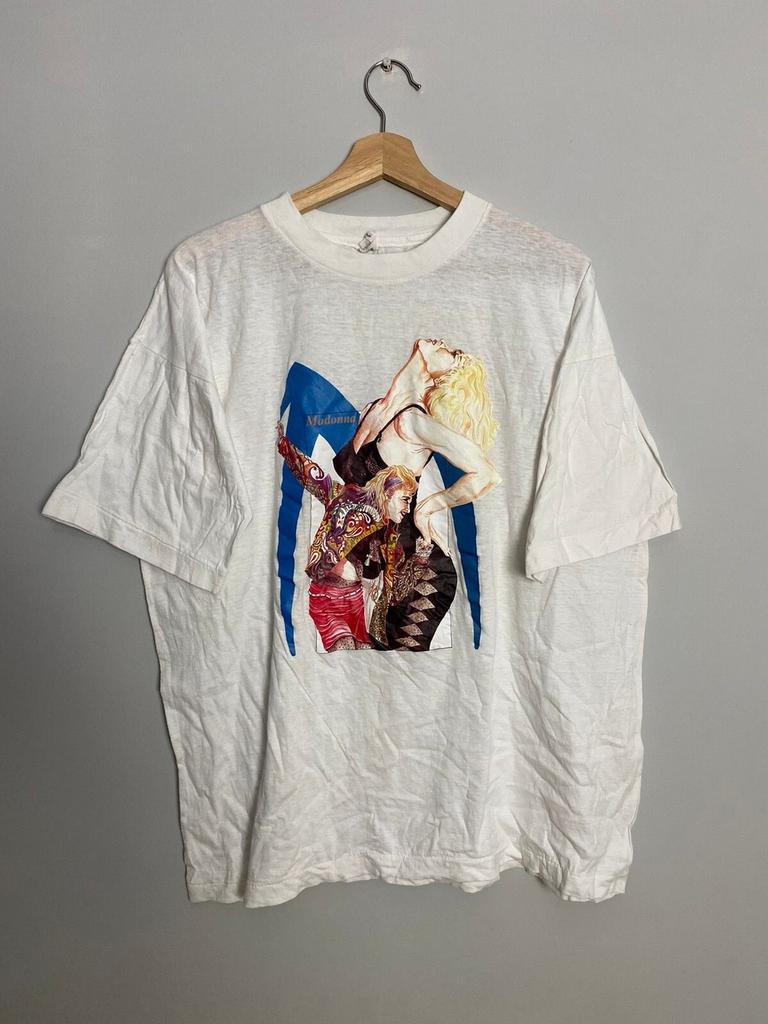 Rare 80s Madonna Pop Music Diva Band Tshirt Bootleg Unisex T-Shirt
