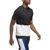 Adidas Originals EQT Colorblock Crew Neck T-Shirt Men Tops Black White DH5231