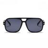 3507 Double Bridge Square Aviator Sunglasses - UV400 Vintage Pilot Style, Retro Classic Sun Glasses for Men Women Unisex 411240
