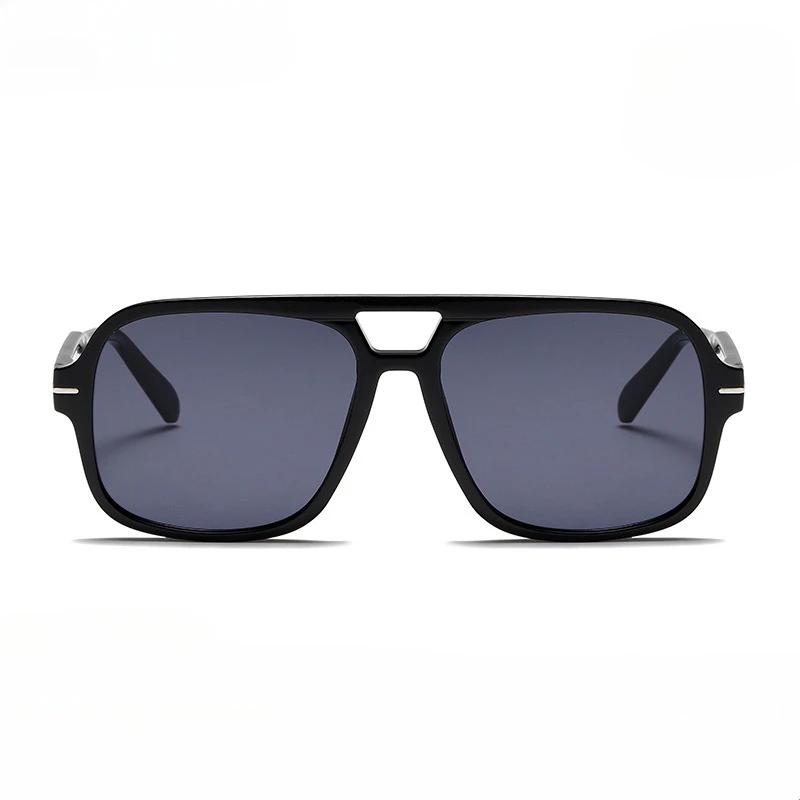 3507 Double Bridge Square Aviator Sunglasses - UV400 Vintage Pilot Style, Retro Classic Sun Glasses for Men Women Unisex 411240