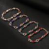 Love Fashion Hand Ornament Openwork Air Quality Flower Diamond Lady Bracelet Alloy Heart Bracelet Women