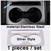 Door Handle Bowl / Window Lift Button / Water Cup Holder Cover Trim For Mazda CX-5 2017 - 2024 Silver Car Interior Accessories
