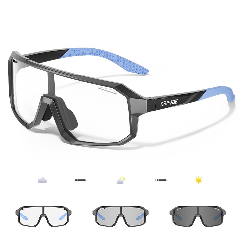 Children Riding Glasses UV400 MTB Road Bike Cycling Pochromic Sunglasses Bicycle Outdoor Sports Running Eyewear