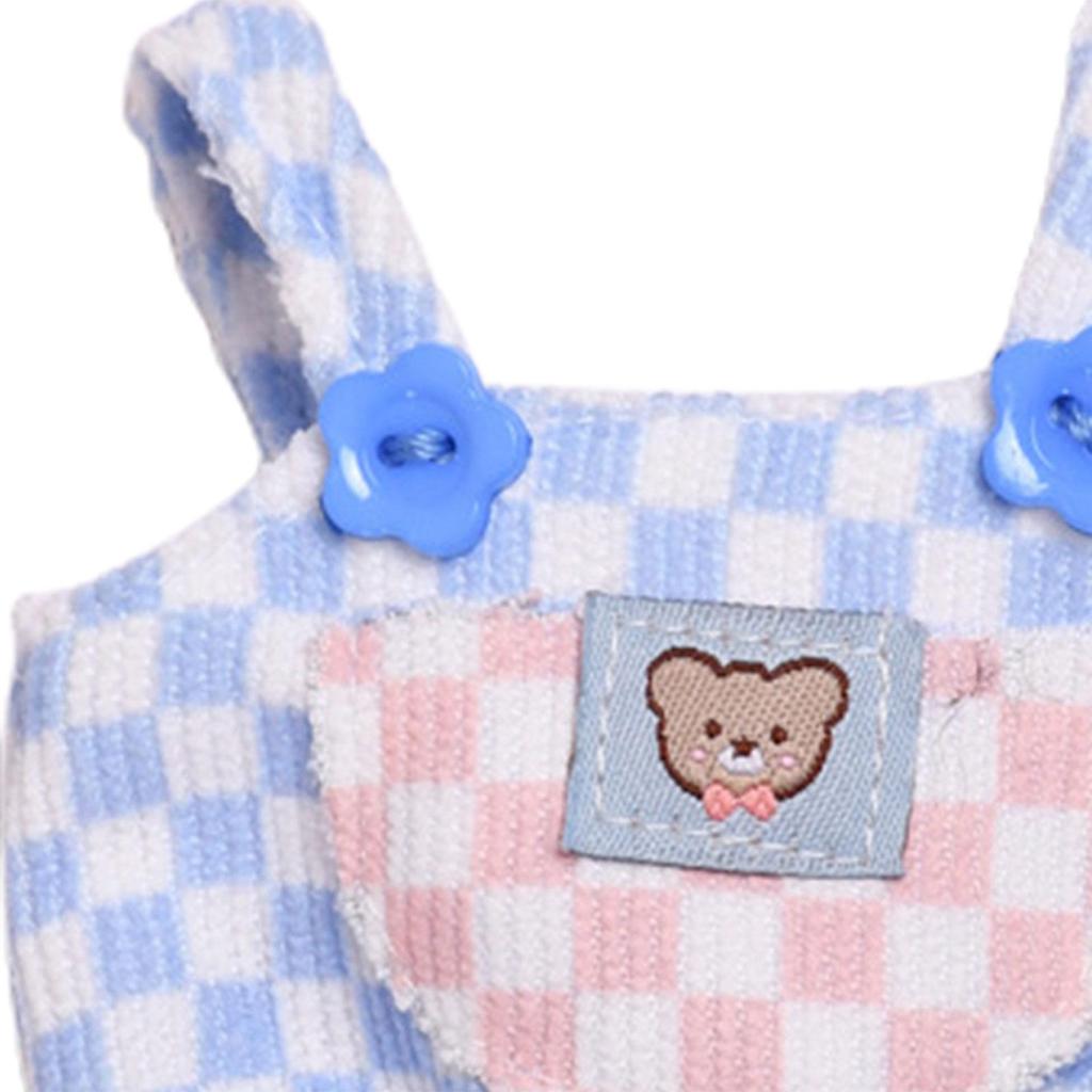 Doll Overalls Doll Pants Suit Daily Wear Dress up Changing Clothes Presents Fashion Pretend Play Toy Shorts Clothing
