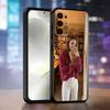 E-Emma W-Watson Actor Phone Case Black Silicone Soft For Samsung S25,S24,S21,S22,S23,S30,Ultra,S20,Plus,Fe,Lite