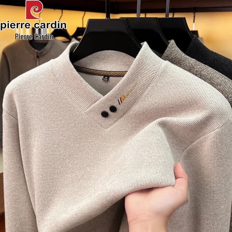 Pierre Cardin Men's V-Neck Casual Knit Sweater