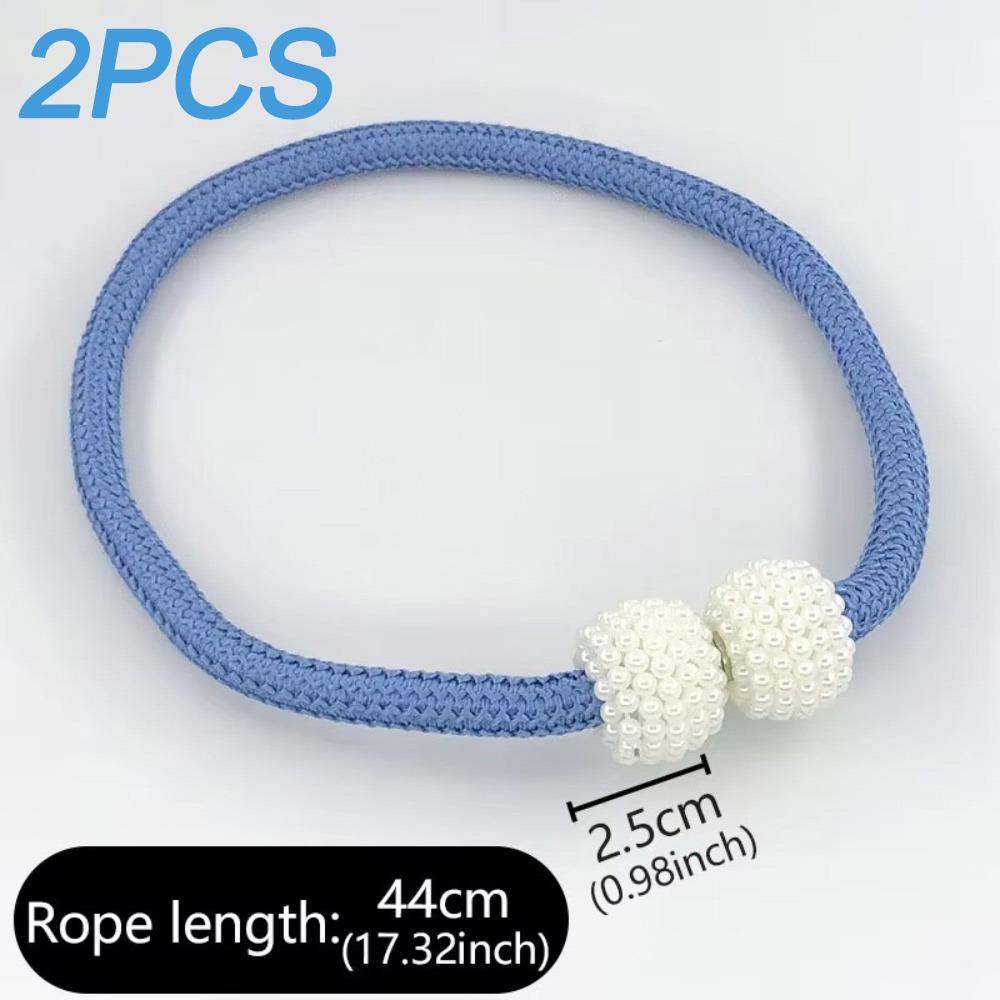 2PCS Hanging Ball Magnetic Curtain Clip Magnetic Buckle Window Curtain Buckles  Home Decor