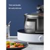 COOKER KING 304 Stainless Steel Milk Pot with Steamer