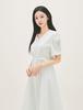 Roem Cotton Eyelet Long Dress Rmowg25R14