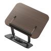 Book Stand Foldable   Book Holder with 360 Degrees  Rotating Base Elastic Clips for Recipe Tablet Laptop
