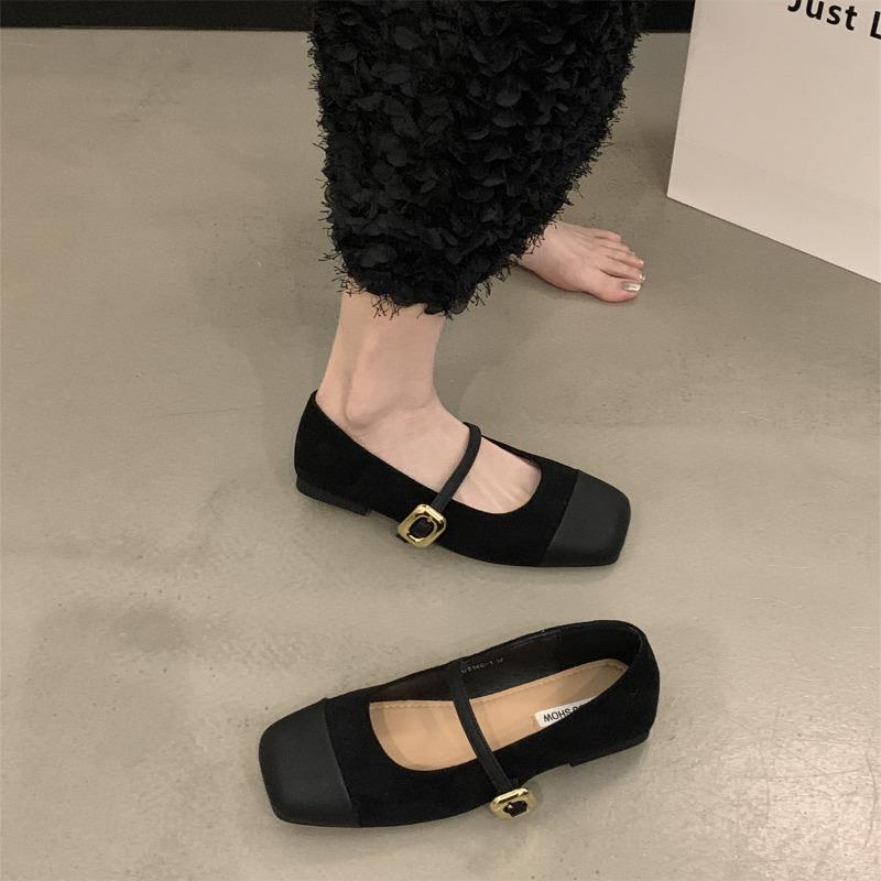 Design Sense Niche Retro Mary Jane Shoes Spring and Summer New Shallow Single Shoes