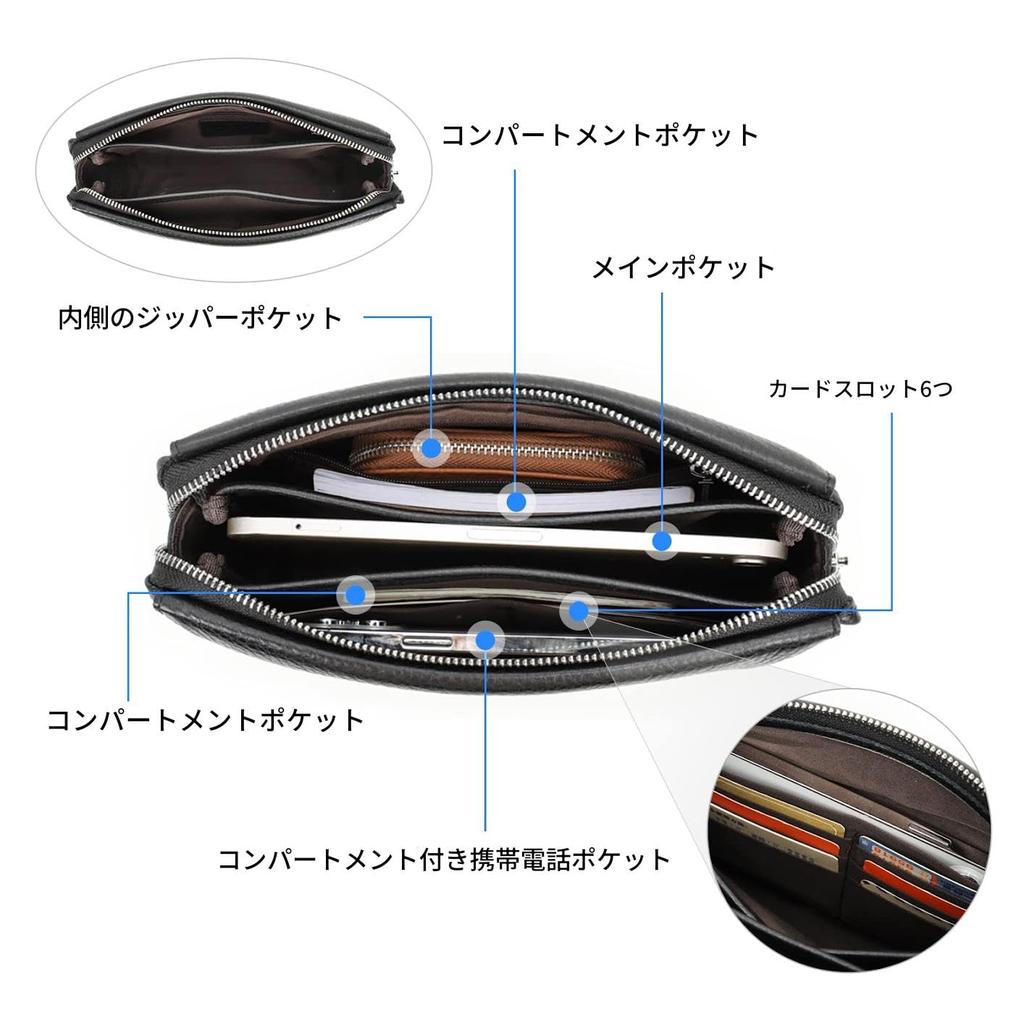 [Contacts] Contact's series Men's large capacity handbag, leather handbag, cryptographic key anti-theft bag