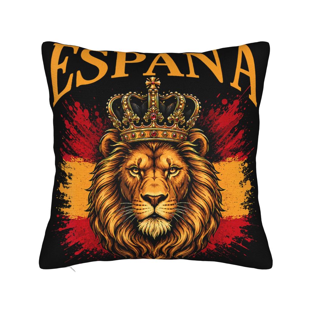 Espana Butterfly Spanish Flag Espanol Spain Spanish Roots Pillow Cover Soft Cushion Cover Pillow Case For Living Room Sofa