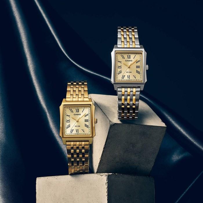 Casio Standard Analog Men's Watch MTP-B190G-9BV Gold Metal Band