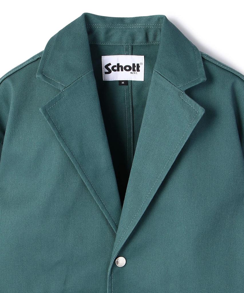 TC 3B Button Jacket L 140 Green [Schott NYC] JACKET/3 Men's 782-3952006