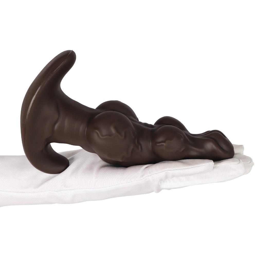 Wearable Liquid Silicone Anal Plug - Alien Realistic Dildo for Men Women, Comfortable Adult Sex Toy for Solo or Couples
