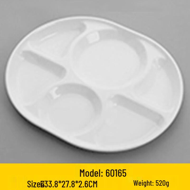 Jijun Melamine 4-Compartment Dinner Plate
