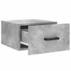 Wall Mounted Nightstands 2 pcs Concrete Grey 35 x 35 x 20 cm