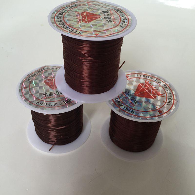 

Инструменты для наращивания волос Кристаллическая леска Эластичная нить Веревка для плетения Плетеная леска для волос Специальный парик Натуральные волосы Парик Линия роста волос Light Brown (10 m 1 curls 5)