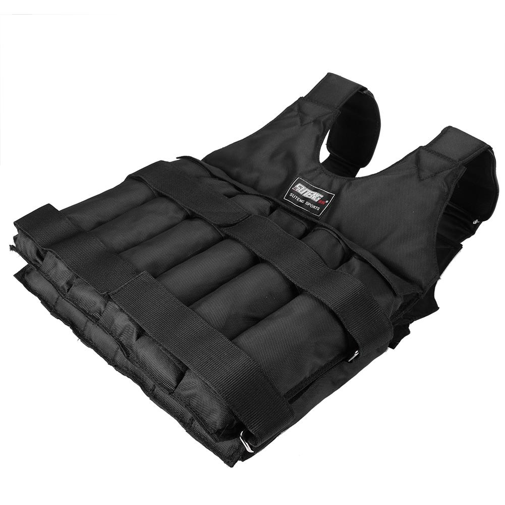 1-50kg Durable Loading Weighted Vest For Boxing Training Workout Fitness Equipment Adjustable Weight Training Exercise Waistcoat