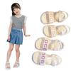 Girls Sandals Summer 2025 New Soft-soled Open-toed Sports Children's Beach Shoes Medium and Older Girls' Student Shoes