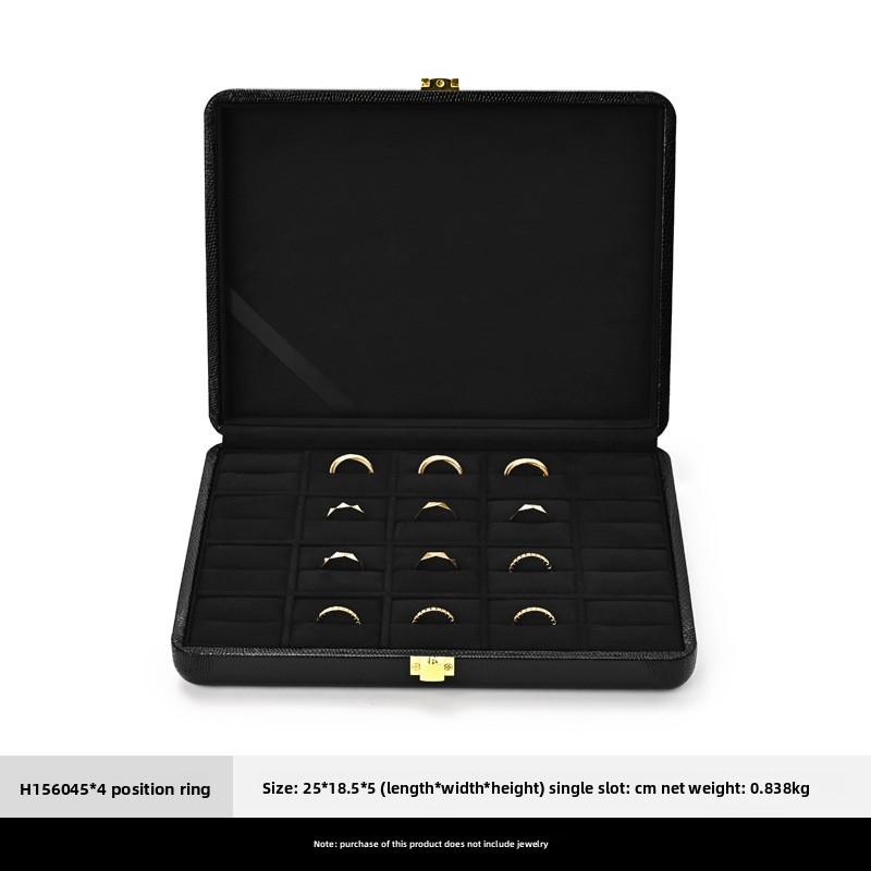 Light Luxury Jewelry Box Premium Leather Organizer for Rings, Necklaces & Earrings Display & Storage