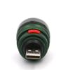 Usb Handy 3W Powerful Led Flashlight Max Beam Range Up To 50M Aluminium Alloy Mini Zoomable Pocket Torch Lamp For Camping Hiking