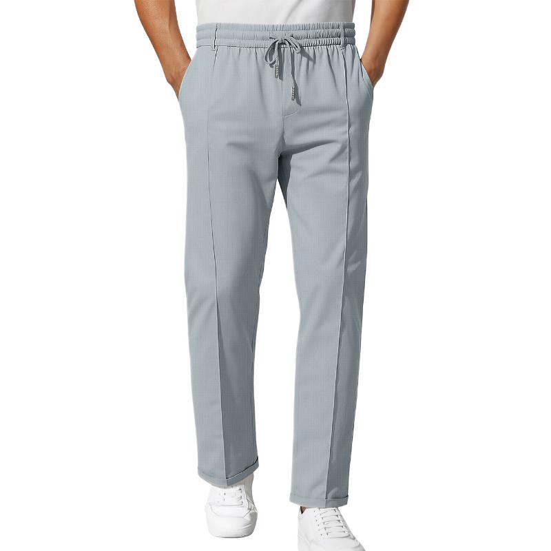 

Весенне-осенние американские однотонные повседневные простые мужские деловые зауженные брюки скинни XXXL серый