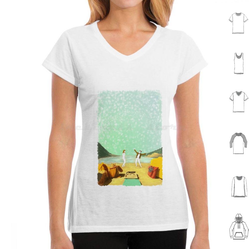 Moonrise Kingdom Painting Poster T Shirt Cotton Men Women DIY Print Moonrise Moonrise Kingdom Wes Anderson Egloop Gloop Frame