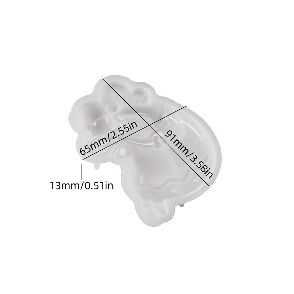 Cute Little Angel Resin Molds Pendant DIY Casting Plaster Wax Christmas Ornaments Silicone Angel Reusable Craft Mold Home Decor