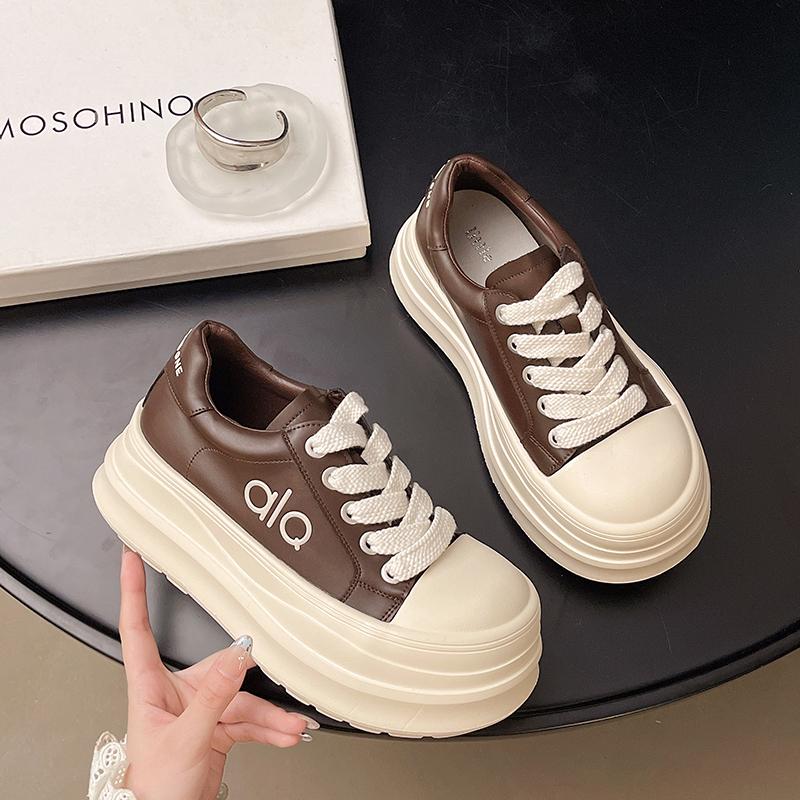 Sneakers Women Shoes for Woman Thick Soled Luxury Shoes New Round Toe Trend Platform Sports Lady Breathable Casual Board Sneaker