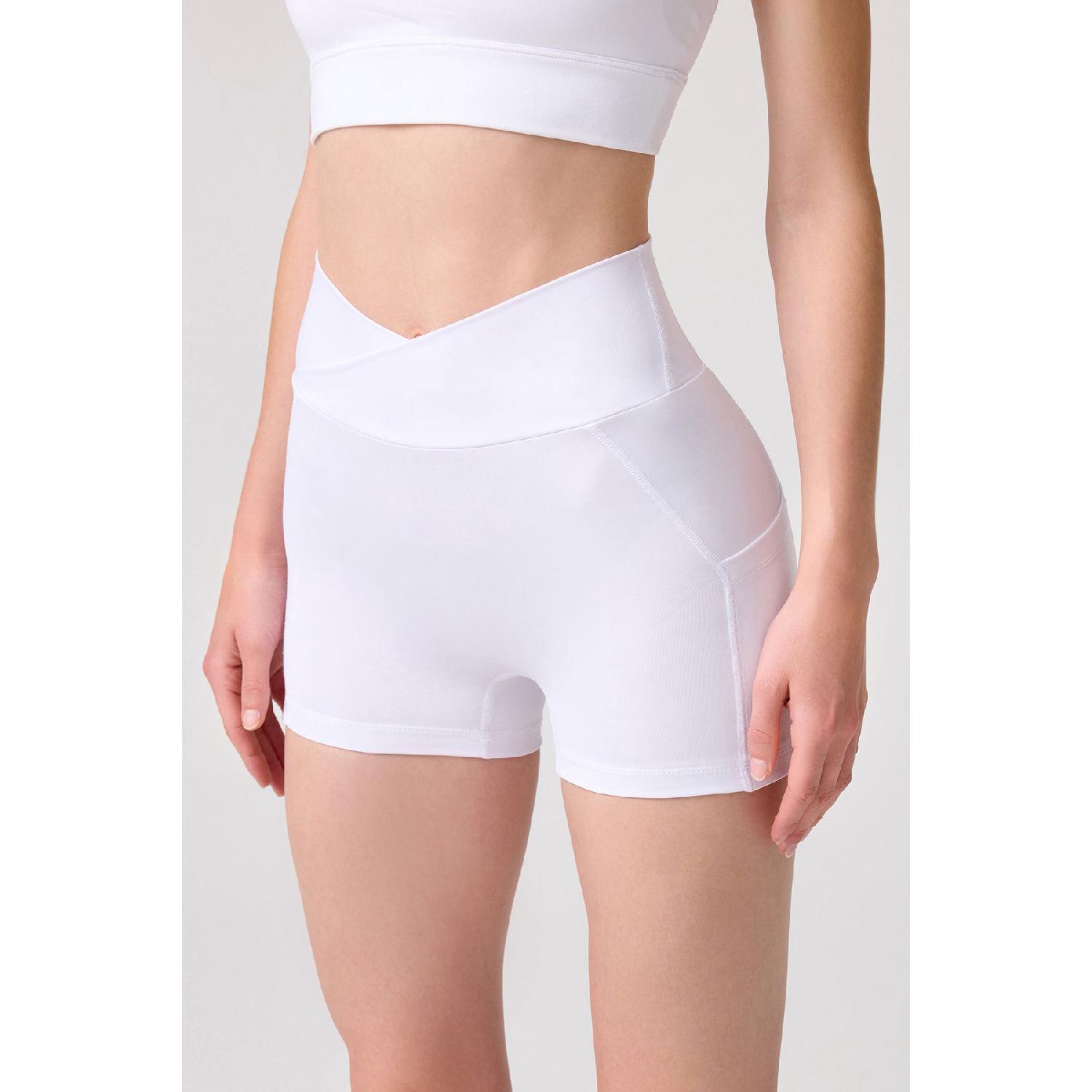 

Белые байкерские шорты Короткие спортивные тайтсы Envelope Biker XS белый