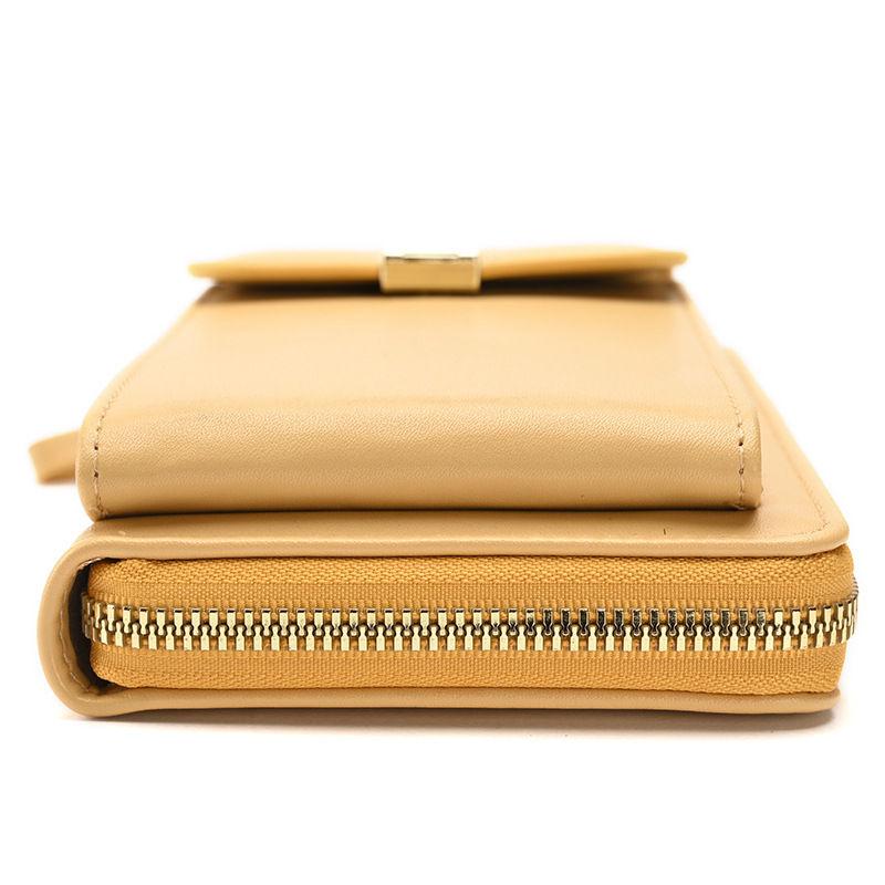 Women Fashion Shoulder Bags Artificial Leather Phone Bag Casual Crossbody Bag Card Holder Purse