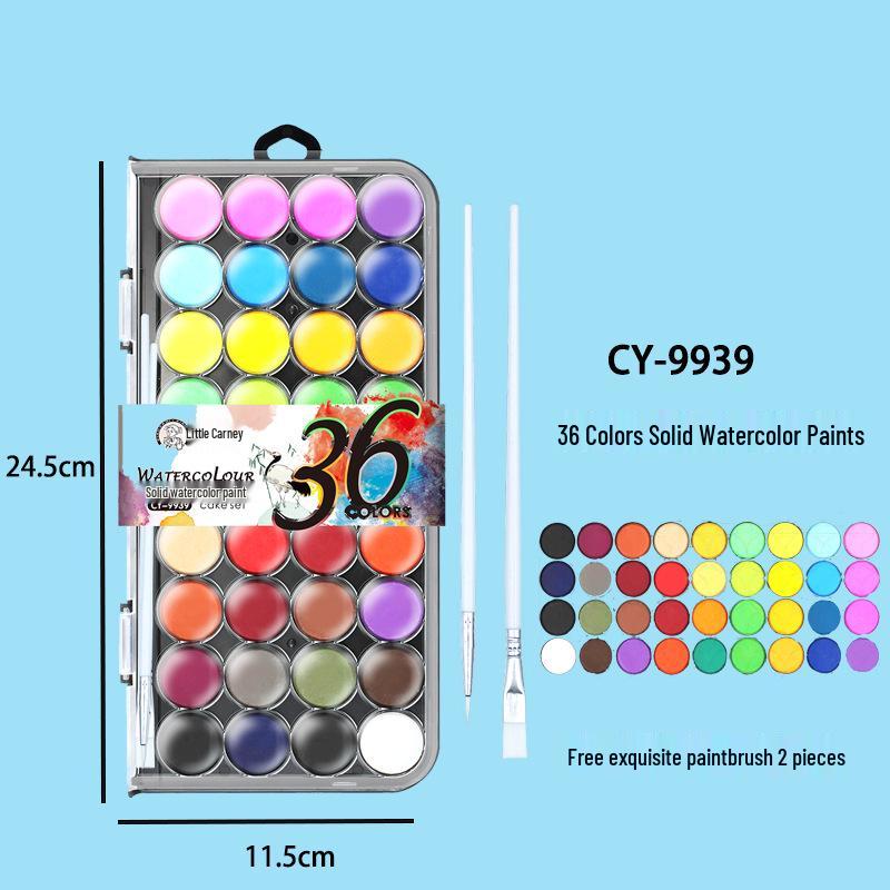 Beginner's Gouache Watercolor Paint Set for Kids and Students