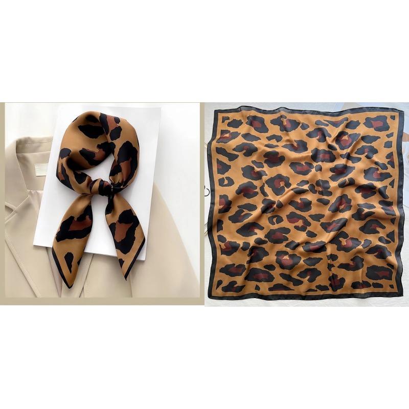 Lenço Quadrado de Seda Estampa Floral de Luxo Mulheres Lenço de Cetim Macio Faixa de Cabelo Lenço de Pescoço Cabeça Hijab Senhora Faixa de Cabelo Foulard Fita de Bolsa
