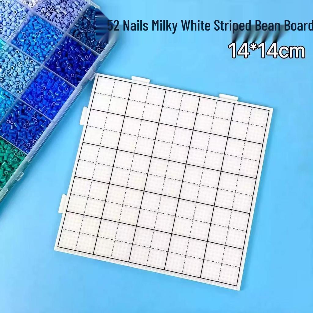 High-Temperature Resistant 52-Peg Pegboard Base, Anti-Scalding, Large Size, No-Fall Beads, DIY Craft Tool
