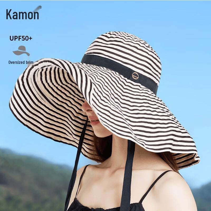 Kenmont Women s UV Protection Foldable Sun Hat with Extra Large Brim One Size (55-57cm)